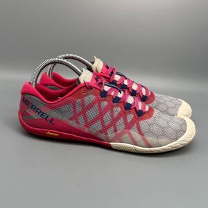 Merrell Vapor Glove 3 Women's 8 Pink Barefoot Trail Running Sneakers Low Top